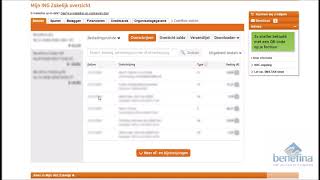 Bankafschriften in PDF downloaden bij ING Zakelijk
