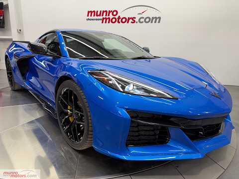2025 Chevrolet Corvette Z06 Coupe 1LZ in Blue for sale at Munro Motors in Brantford, ON