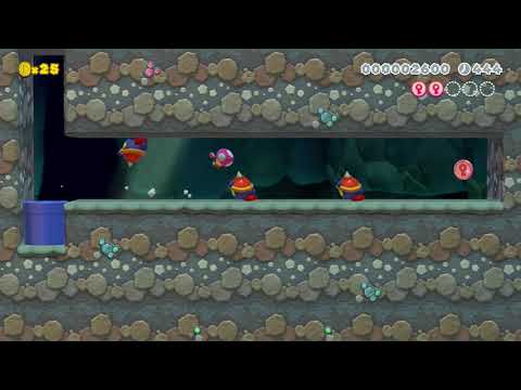 World 4-4 Tiny Trooper Tunnels by 3rd Bunny - Super Mario Maker 2 - No Commentary 1ca