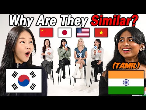 Tamil VS Korean l How Similar are they? l India, USA, Korea, China, Japan, Vietnam