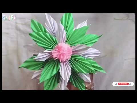How To Make Paper Flowers Easy And Beautiful flower design Amazing Paper Flowers #flowers #beautiful
