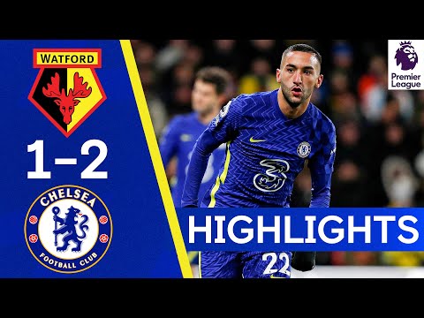 Watford 1-2 Chelsea | Hakim Ziyech Scores Late Winner To Keep Blues Top | Premier League Highlights