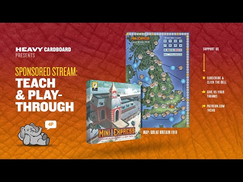 Mini Express - Great Britain map- (KS) 4p Teaching & Play-through by Heavy Cardboard