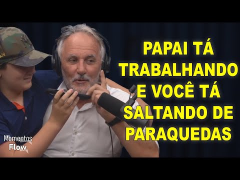 FILHO INVADE O PROGRAMA - OTÁVIO MESQUITA NO FLOW | MOMENTOS FLOW