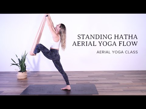 Standing Hatha Flow: Aerial Yoga Full Class