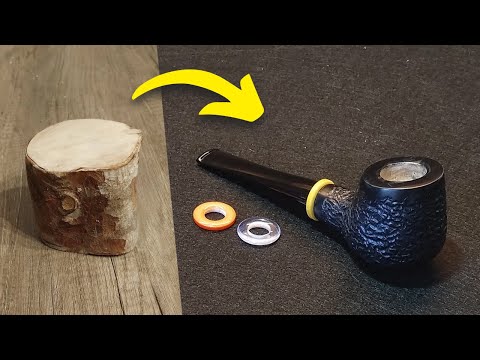 Handmade rustic pipe using "Madroño" wood, no briar - Amateur tools