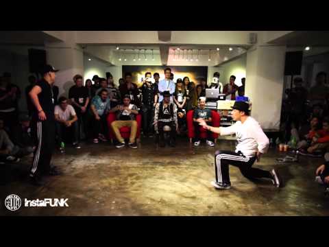 InstaFUNK 2015 Popping & Locking Battle - Lil'Yin vs Lil' 3 - Popping Final