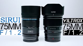 SIRUI 75MM F1.2 vs VILTROX 75MM F1.2 | NIKON ZF | BEST APSC PORTRAIT LENS | 16mm 75mm Sniper Series