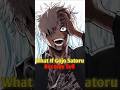 What If Gojo Satoru Become Evil Gojo Jujutsukaisen Shorts