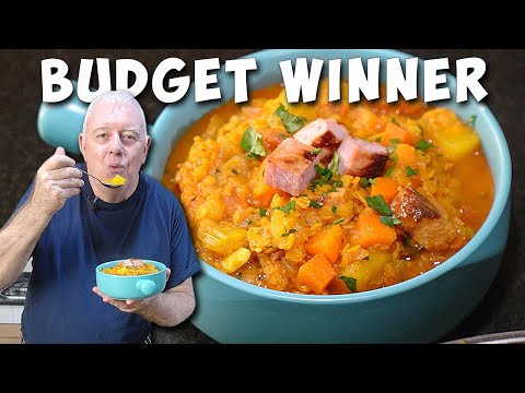 My Favourite Budget Soup β Thick, Hearty, Ham & Veg Goodness
