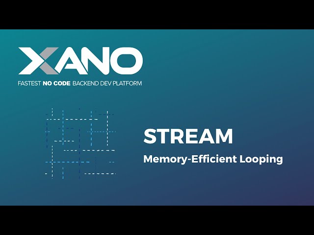 Stream: Memory-Efficient Looping