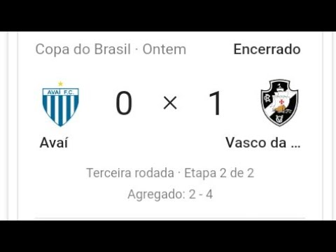 Avaí 0 x 1 Vasco - VASCÃO NA PRÓXIMA FASE ! Melhores Momentos (COMPLETO) - Copa do Brasil 2019