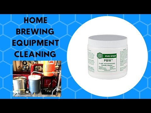 Home Brew equipment cleaning.