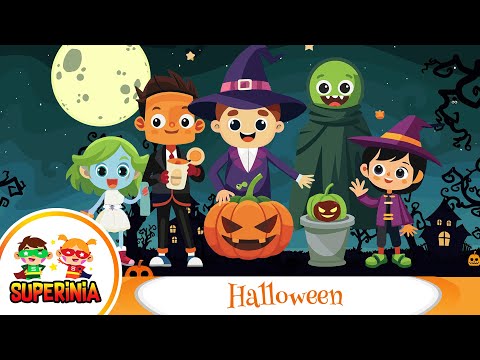 Superinia - Halloween 🎃 | Παιδικό τραγούδι για τρομαχτικά γέλια και μεταμφιέσεις!