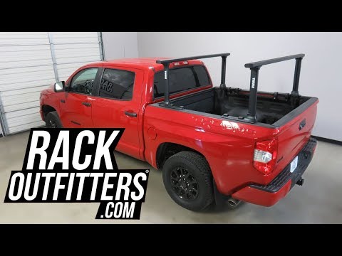 Toyota Tundra with Thule Xsporter Pro Aluminum Height Adjustable Pickup Truck Rack