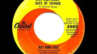 1963 HITS ARCHIVE: Those Lazy-Hazy-Crazy Days Of Summer - Nat King Cole