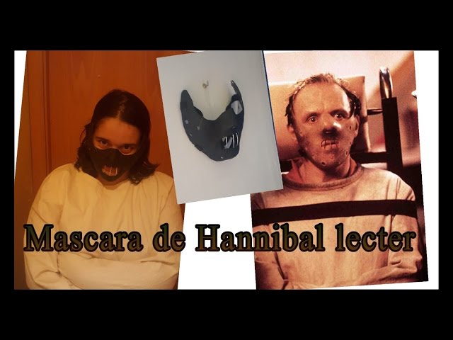 Vídeo relacionado con Hworks Hannibal - Máscara de resina de media cara, accesorios de disfraz para fiesta de Halloween