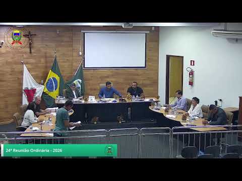 24ª REUNIÃO ORDINÁRIA, referente à Sessão Legislativa de 2026. Legislatura 2025/2028