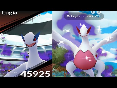 First Ever✨️Shiny Shadow Lugia Raid in #pokemongo