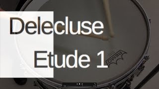 Snare Drum Etude and Tutorial