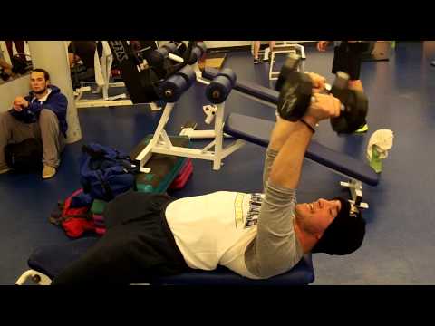 Rolling Dumbbell Tricep Extension