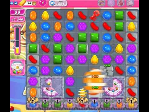 candy crush saga level 1551 no boosters