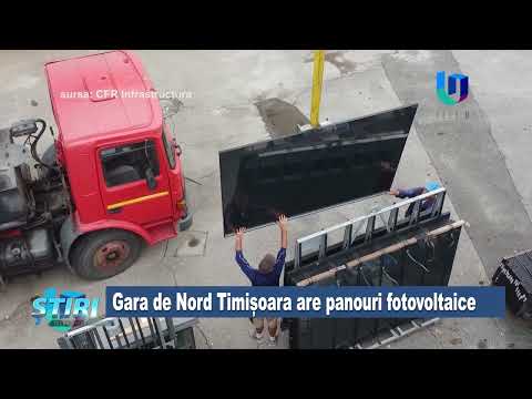 Gara de Nord Timișoara, prima cu panouri fotovoltaice