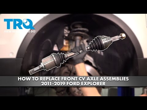How to Replace Front CV Axle Assemblies 2011-2019 Ford Explorer
