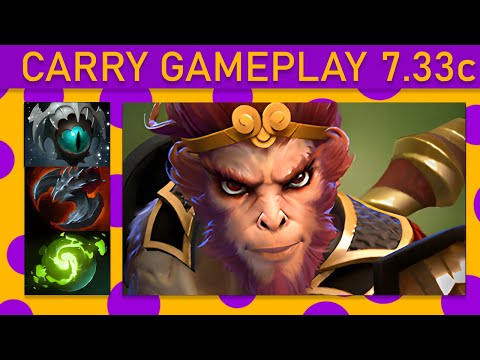 ⭐20+ Kills! Monkey King Carry Gameplay - Dota 2 Top MMR