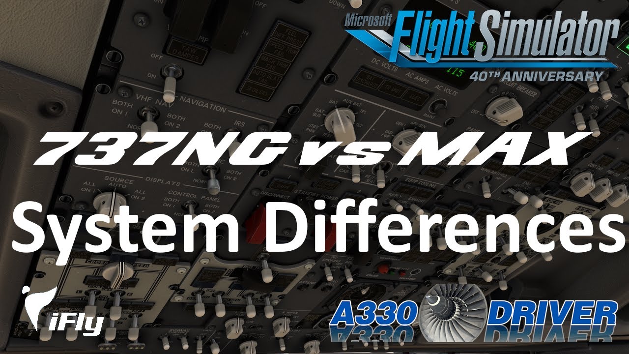 Boeing 737NG vs MAX - System Differences | Real 737 Pilot