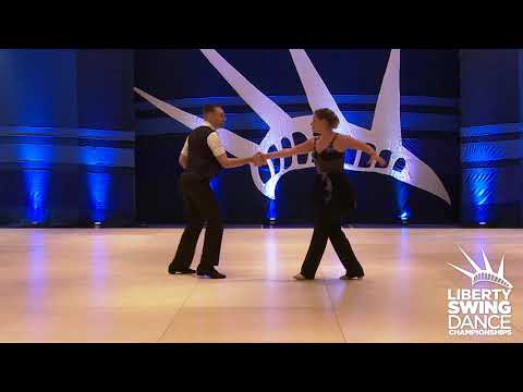 Liberty Swing 2019 Pro Am Routine Leader Michael Gehrling with Victoria Andromalos Dale