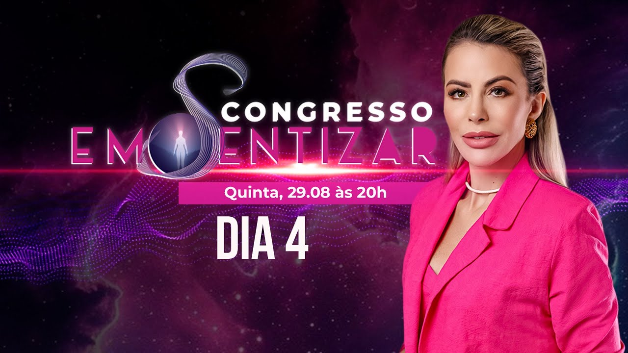 Congresso Emosentizar - Dia 4 | 29.08 às 19H | Elainne Ourives