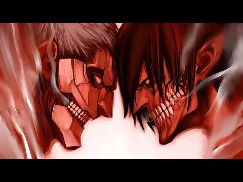 Eren vs Reiner all fights (aot)