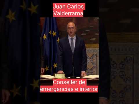 Juan Carlos Valderrama Conseller de emergencias e Interior.