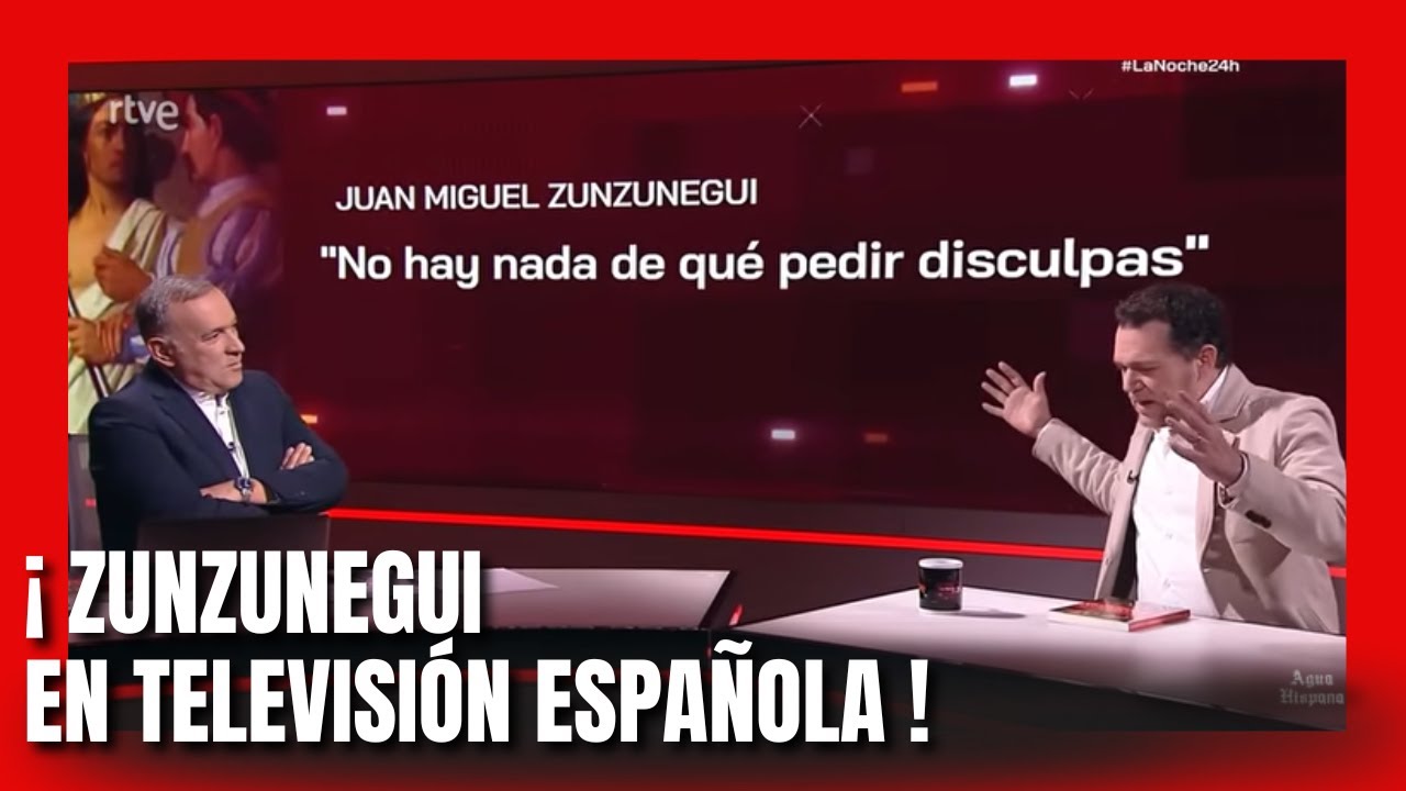 JUAN MIGUEL ZUNZUNEGUI EN LA TELEVISIÓN ESPAÑOLA POR PRIMERA VEZ