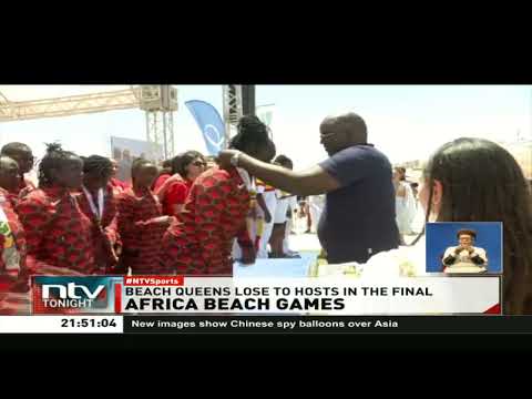 Kenya bags Silver in the Women's handball at the Africa Beach games