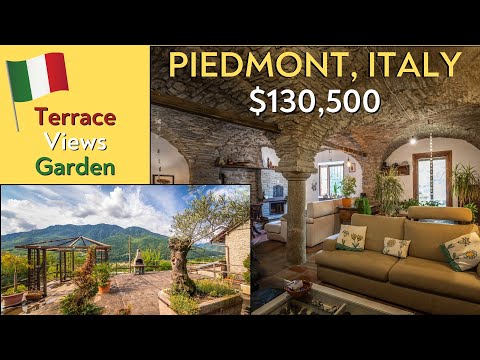 Piedmont, Italy Gorgeous Home for Sale, Views and Terrace | Italian House for Sale