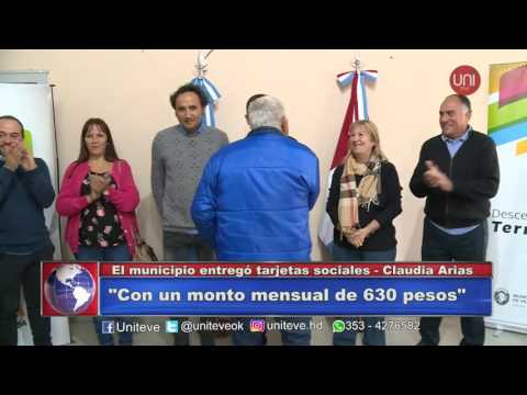 Entrega de Tarjetas Sociales