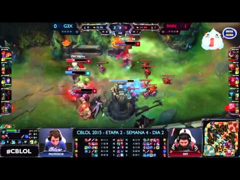 PAIN x G3X - CBLoL 2015 S2 - W4D2 - Best of 2