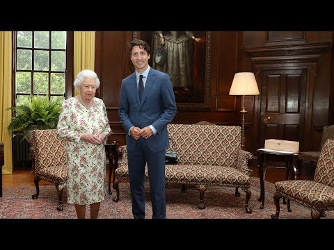 Trudeau has audience with the Queen