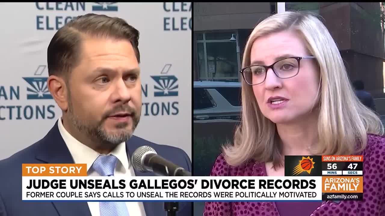 No bombshell surprise in unsealed Gallegos' divorce papers