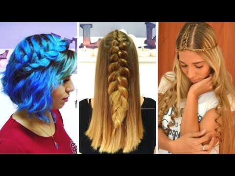 Peinados con Trenzas Fáciles en Pelo Corto y Largo