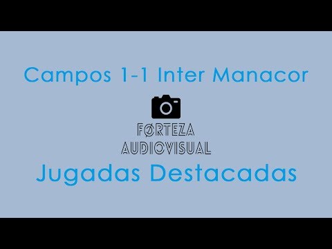 Resumen del partido / Campos 1-1 Inter Manacor