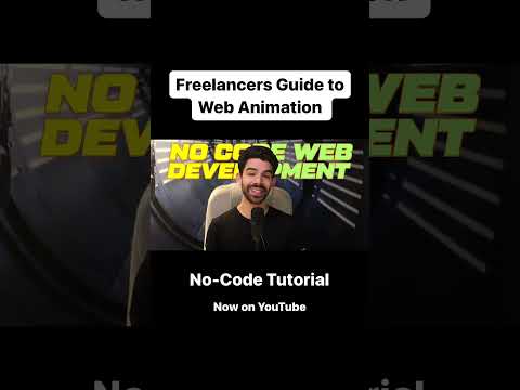 2024 Freelancer s Guide to Web Animation No Code