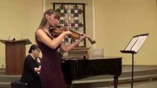 Schubert Arpeggione Sonata 1st Mvt -Juliet Hope viola Lisa Nakahara Piano-