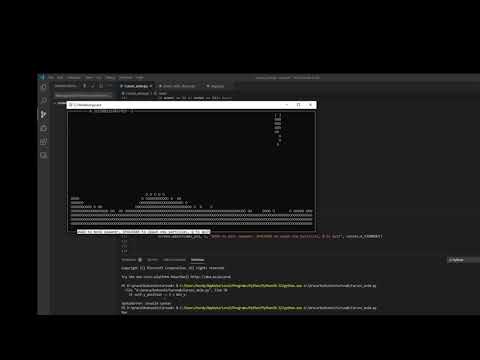 Python Curses particle spawner
