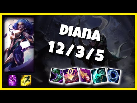 Diana vs Lucian BR Challenger MID (12/3/5) - v10.25
