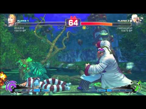 SSF4 Rank Match  dnm3rd (CD)  vs  realvocalist (RU)