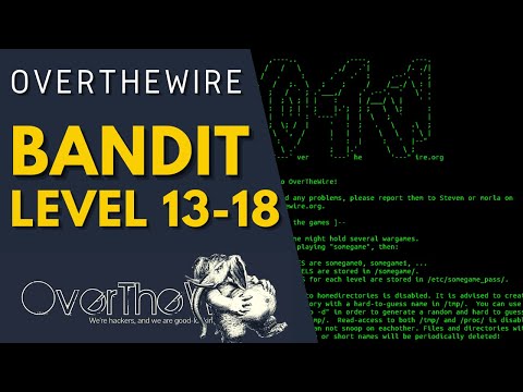 OverTheWire Bandit Walkthrough - Level 13 - 18