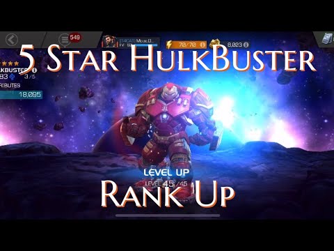 5 Star HulkBuster Rank 3 Level Up and Gameplay | Marvel Contest Of Champions